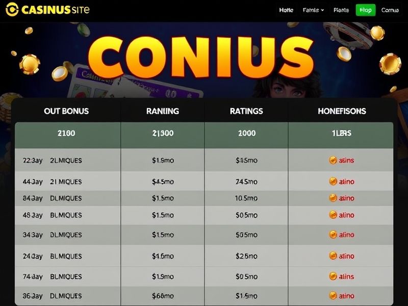 Explore the latest casino site bonuses, promotions, and incentives for online gambling. Compare welcome offers, free spins, and loyalty rewards to maximize your gaming experience with expert insights and up-to-date data.